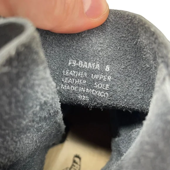 Free Bird by Steven Black Leather Bama Ankle Bootie Heels Boots Buckle Zippers 8 - Picture 10 of 12